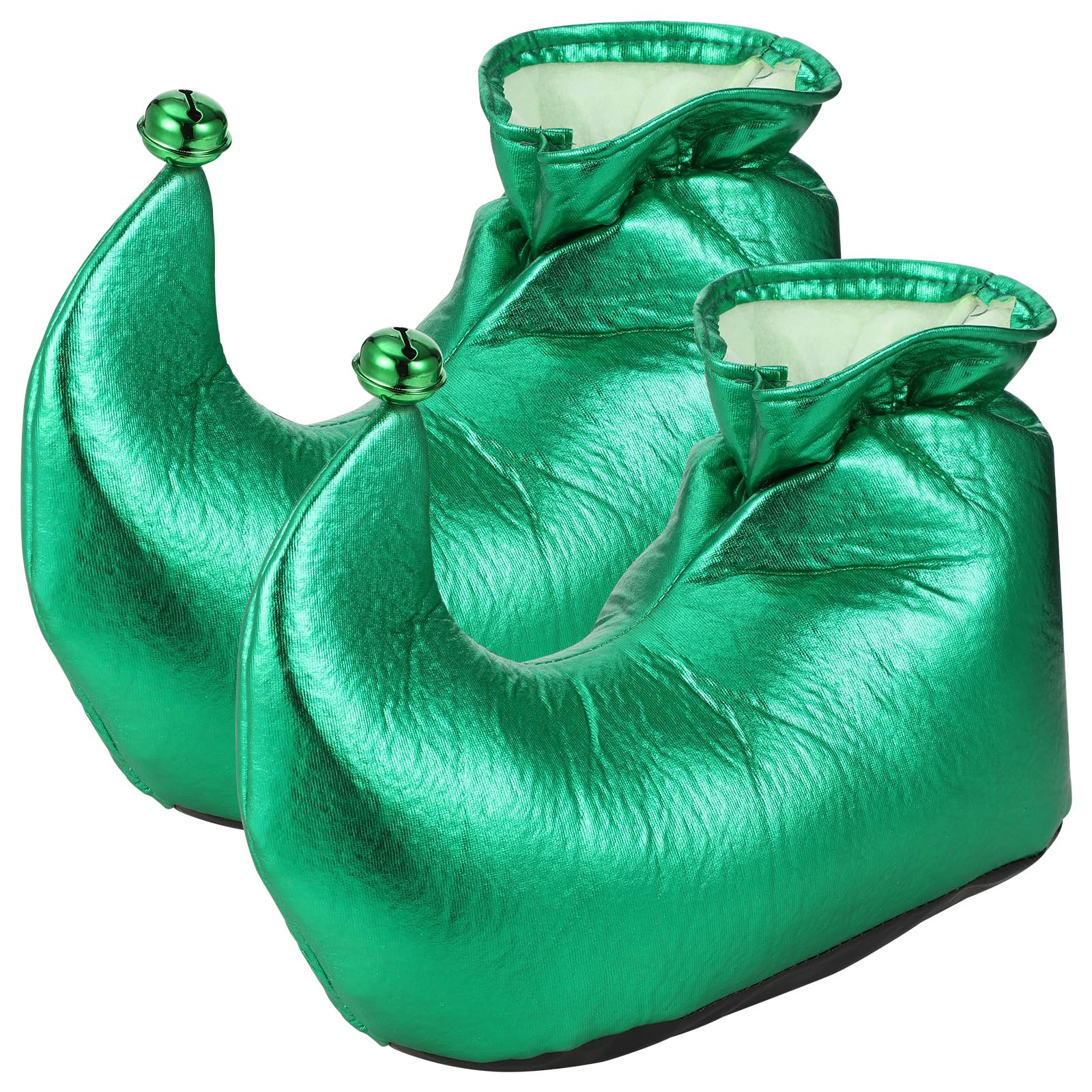 Elf Costume Shoes for Adults - Jester Style Christmas Party Shoes, Novelty Deluxe Cosplay Accessories | Perfect for Halloween, Christmas Parties & Renaissance Fairs