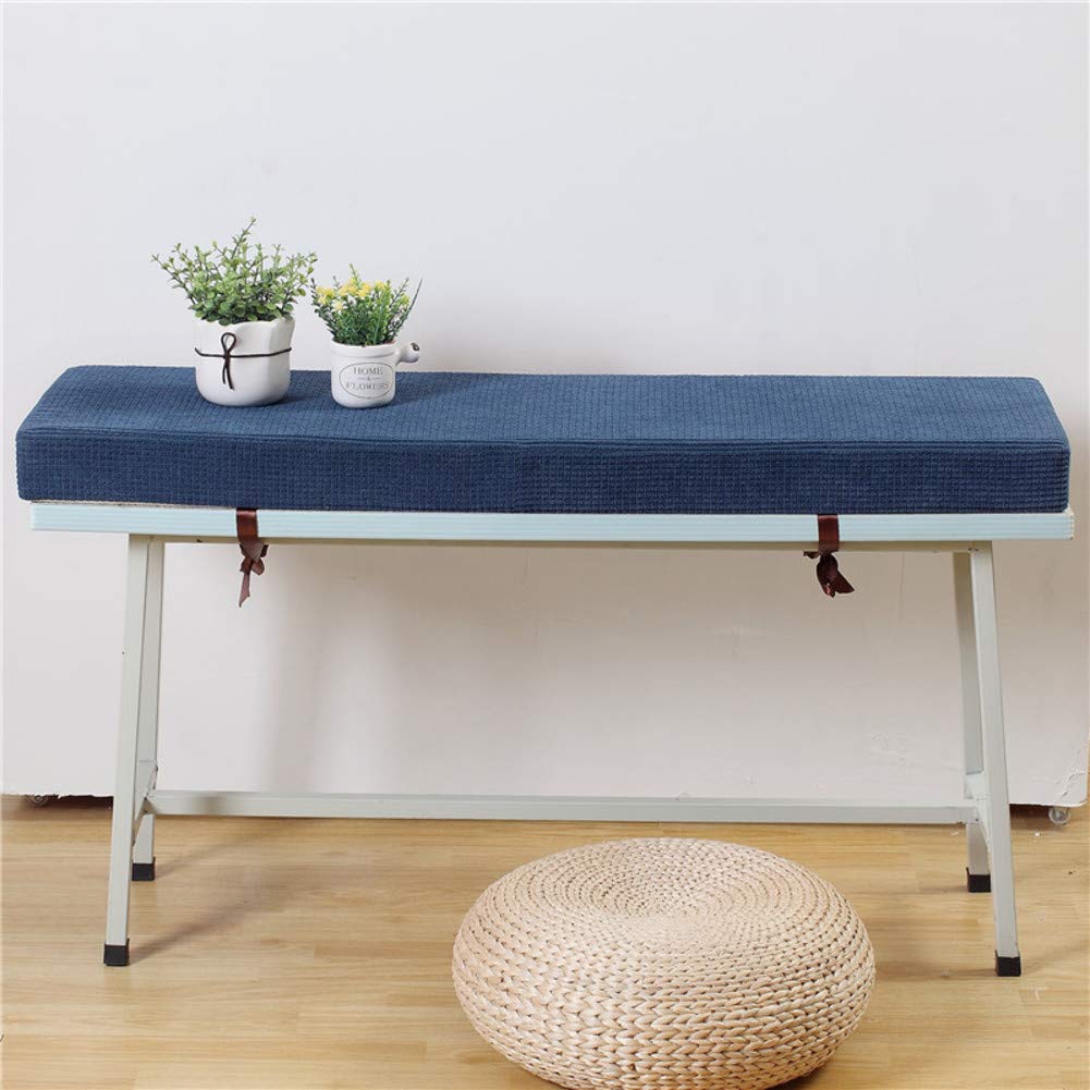 Large Bench Cushions - Super Thick Non-Slip Solid Color Seat Cushion (30x100x7cm/12x39x3inch) for Patio, Dining Chairs - Indoor & Outdoor Use - Perfect for Backyard, Deck, Garden Furniture & Home Decor