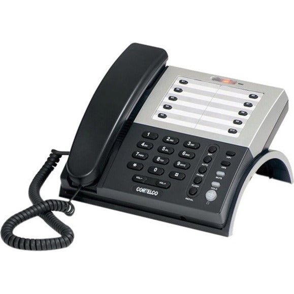 ITT 1203 Basic S L Business Telephone with Speaker - Ideal for Office, Home, and Conference Room Use