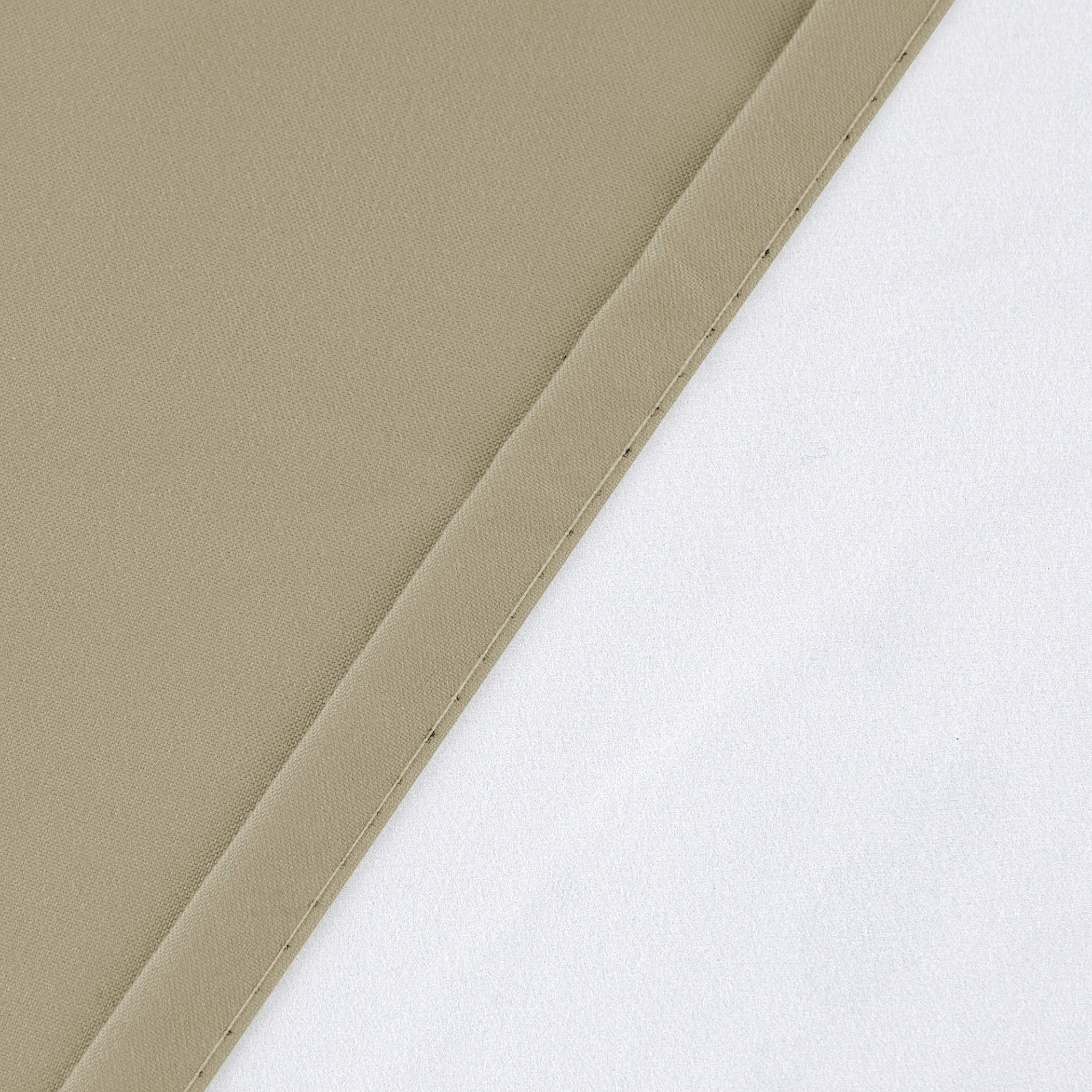 2-Piece Thermal Insulated Short Curtains for Kitchen, Cafe & Bedroom - 52 x 45 Inch Taupe Rod Pocket Window Drapes for Privacy & Light Control - Perfect for Home, Office & Commercial Spaces