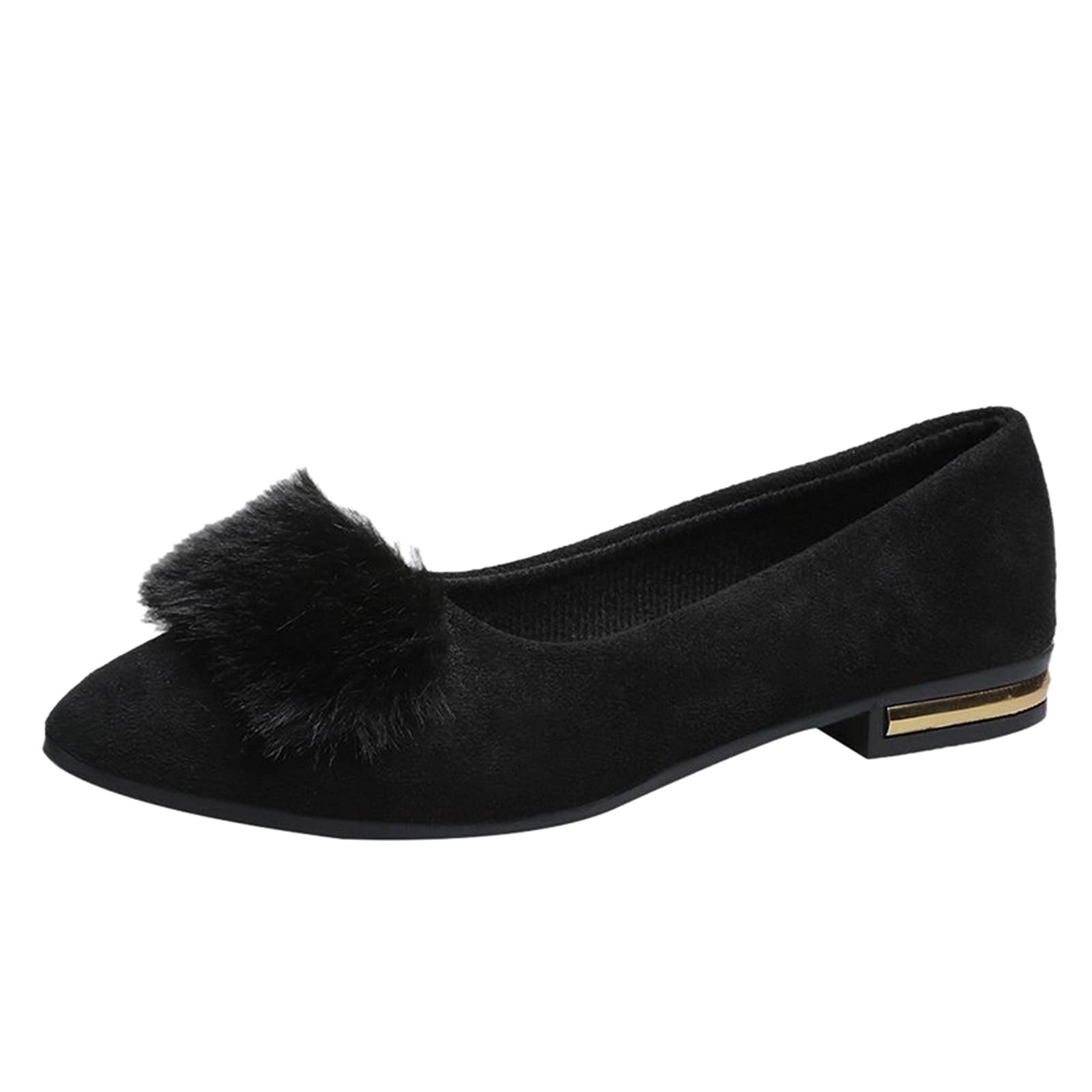 MLAGJSS Women's Casual Slip-On Shoes - Breathable Comfortable Chunky Heel Loafers for Outdoor Walking, Work & Travel - Perfect Gift for Women