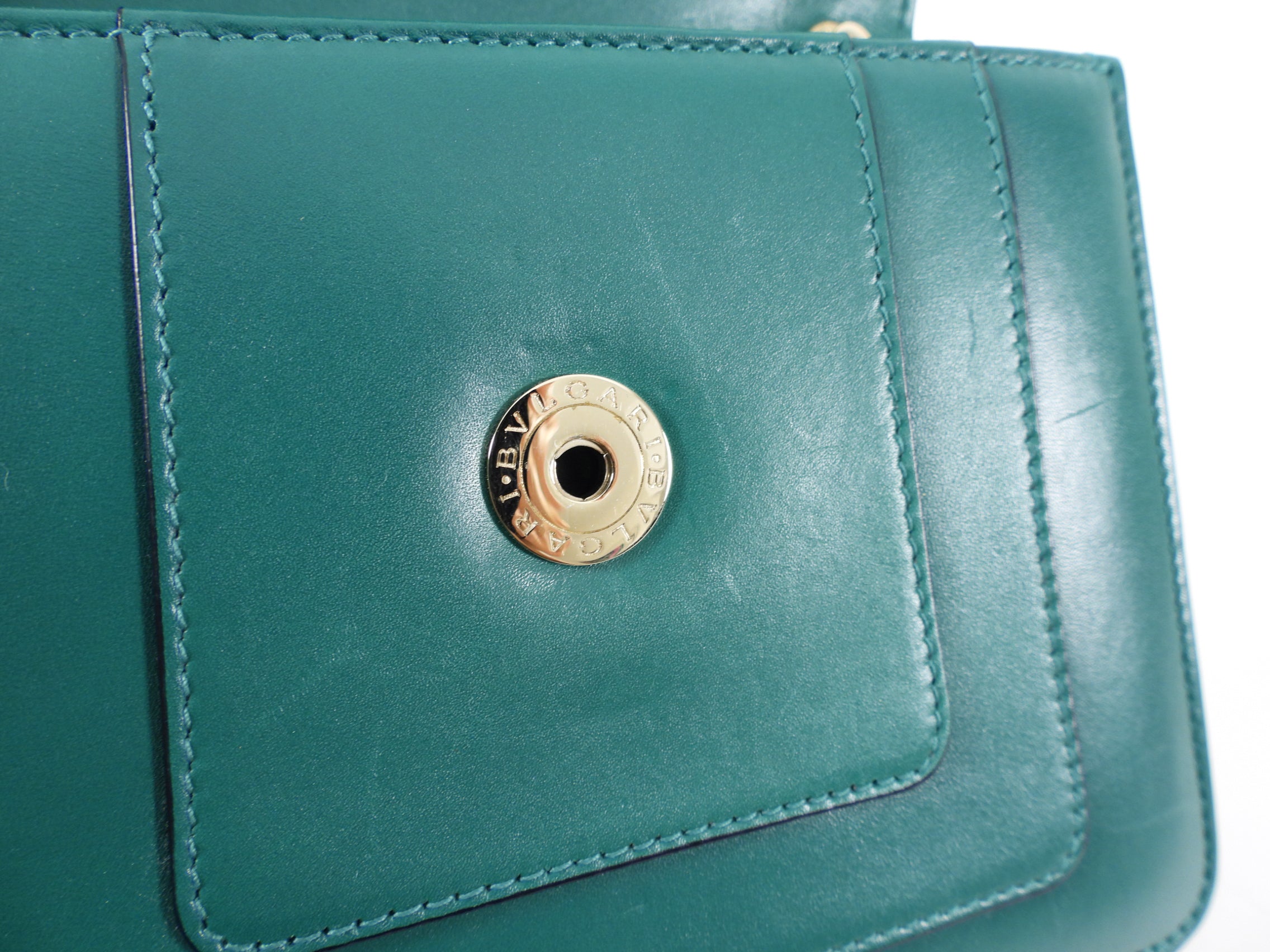 Bulgari Serpenti Forever Green Enamel Snake Flap Bag - Luxury Designer Crossbody Purse for Women | Perfect for Evening Parties, Date Nights & Special Occasions