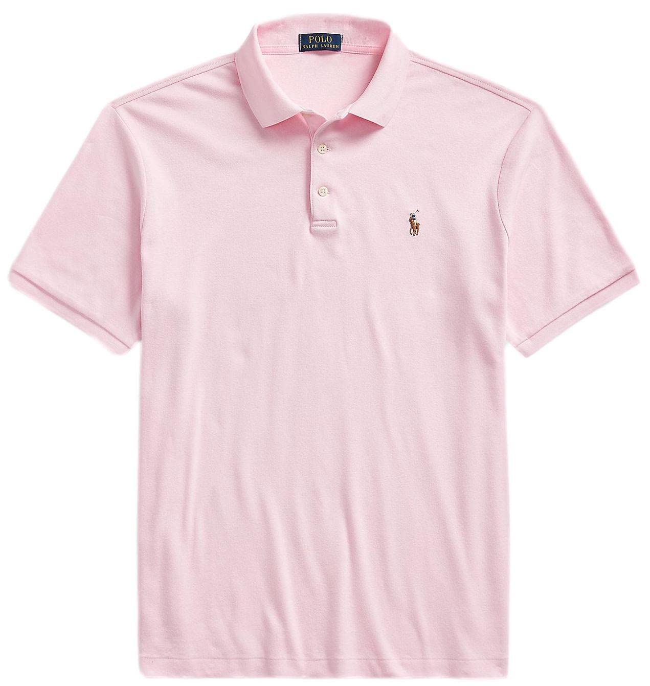 POLO RALPH LAUREN Men's Embroidered Polo Shirt - Classic Cotton Casual Wear for Office, Golf & Everyday Outfits