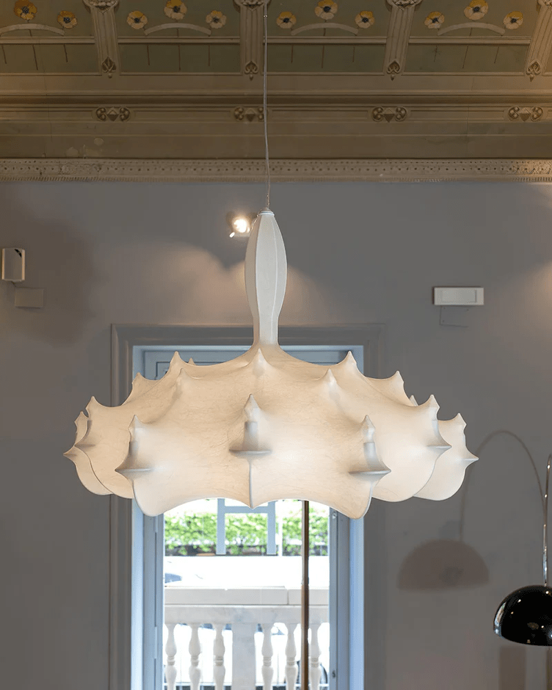 Cocoon Bloom Pendant Light - Modern Handwoven Rattan Hanging Lamp for Dining Room, Bedroom, or Living Room Decor