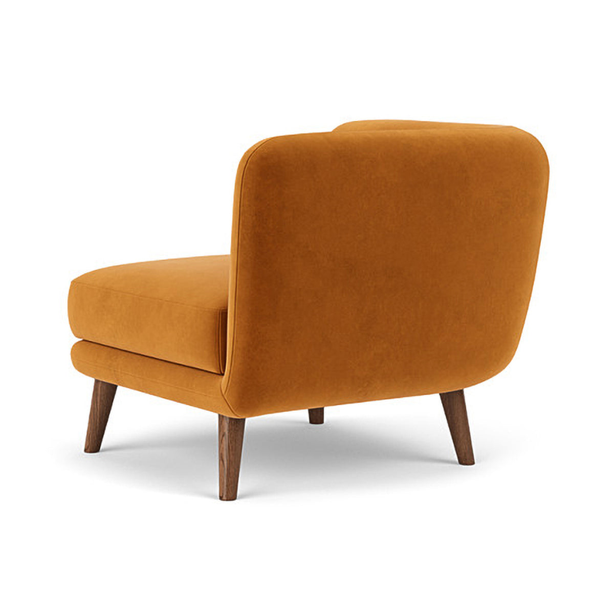Alfred Fabric Right 1 Seater Modular Sofa - Modern Comfortable Single Chair for Living Room, Bedroom & Small Spaces