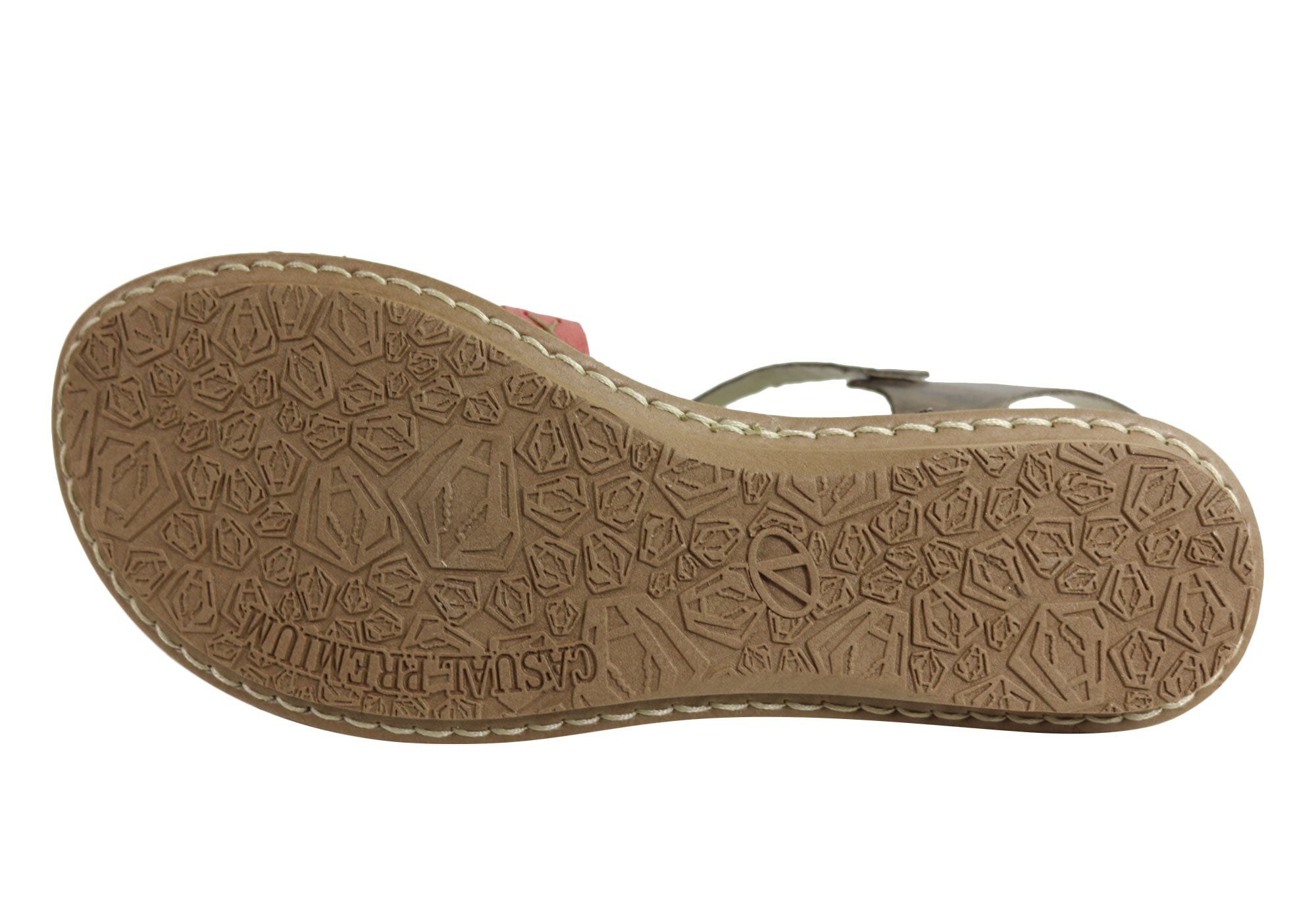 Andacco Madisson Women's Comfort Flat Leather Sandals - Handmade in Brazil - Perfect for Summer, Beach & Casual Outings