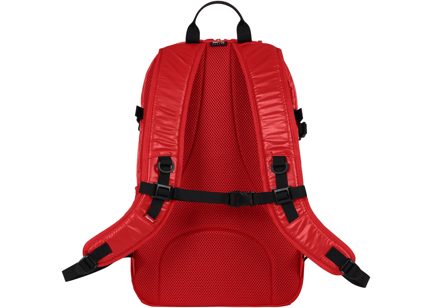Supreme FW17 Backpack Red - Stylish Durable Laptop Backpack for School, Travel & Work | Water-Resistant Unisex College Bag with USB Charging Port