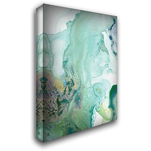 PI Studio Mint Bubbles III 28x40 Gallery Wrapped Canvas Art - Modern Abstract Wall Decor for Living Room, Bedroom & Office