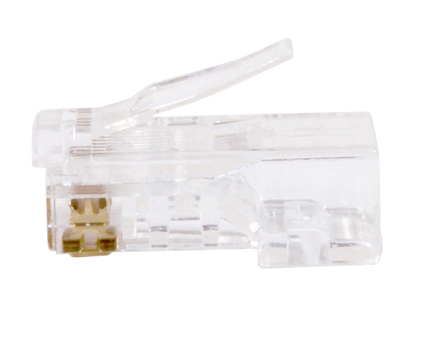 CAT5E Easy Feed RJ45 Connector - 25 Pack for Ethernet Cables Under 6.5mm OD | High-Speed Network Installation & Home Office Setup