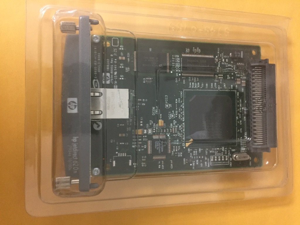 HP JetDirect 620n Print Server - EIO Ethernet Network Adapter - 10/100Base-TX Fast Ethernet - Office & Home Printing Solution for HP Printers