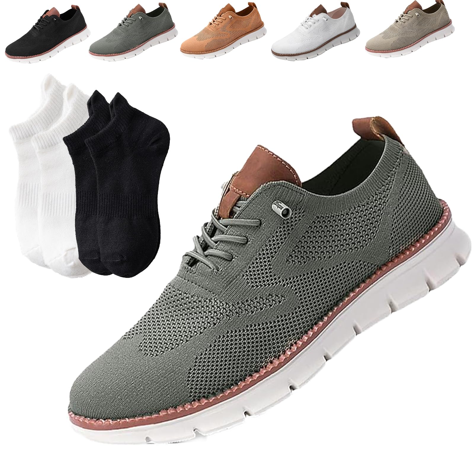 Breeze Urban Ultra Comfortable Shoes for Men - Lightweight Breathable Walking & Running Sneakers - Perfect for Gym, Workout, and Casual Wear