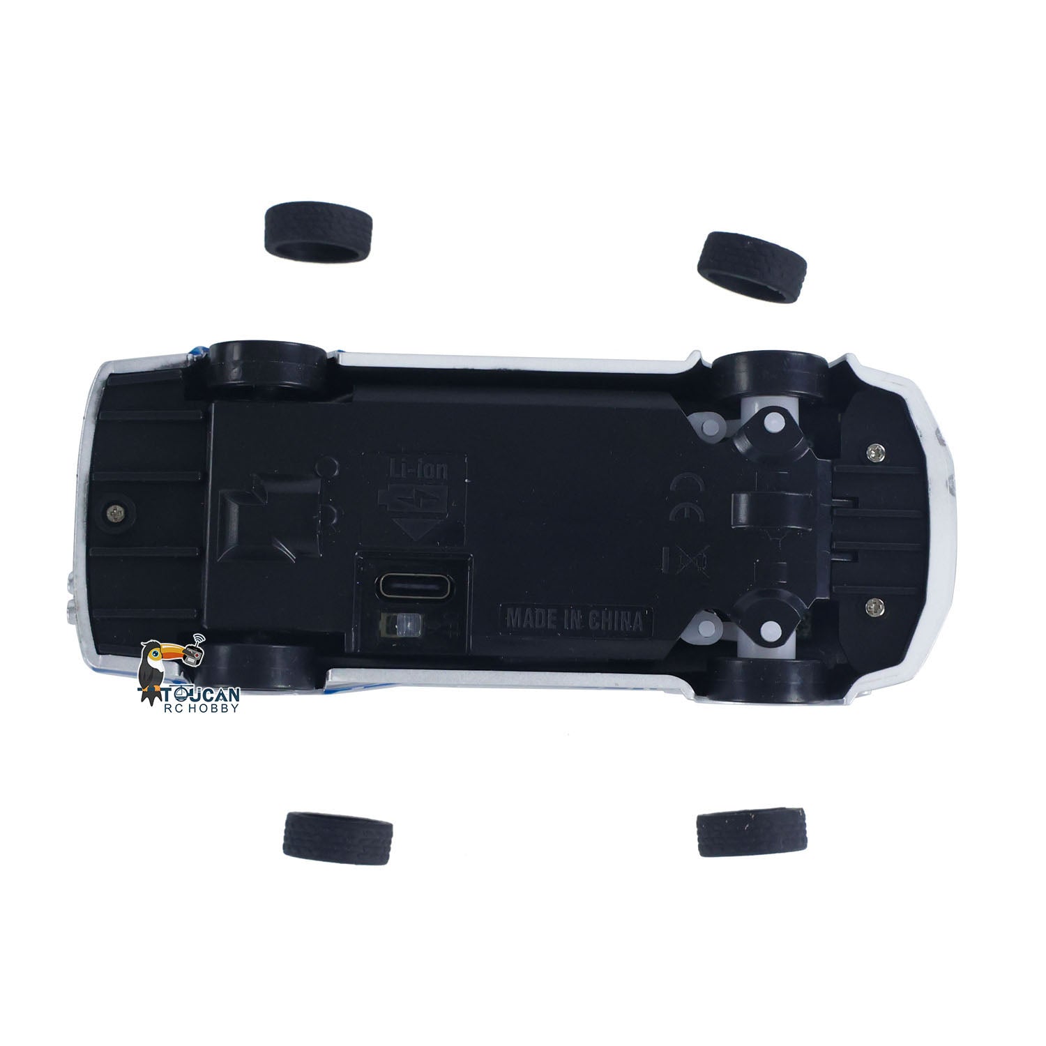 1/43 Scale R34 RC Racing Car - 4WD High Speed Drift Remote Control Vehicle with 2.4G Radio, Ready-to-Run Mini Toy Car - Perfect Gift for Kids | Indoor Racing & Backyard Drifting Fun