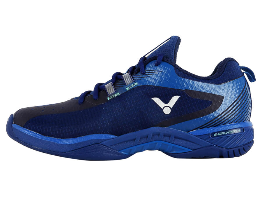 Victor S82II B Badminton Shoes for Men & Women - Lightweight Non-Slip Indoor Court Shoes with Cushioning - Mazarine Blue - Perfect for Badminton, Squash & Indoor Sports