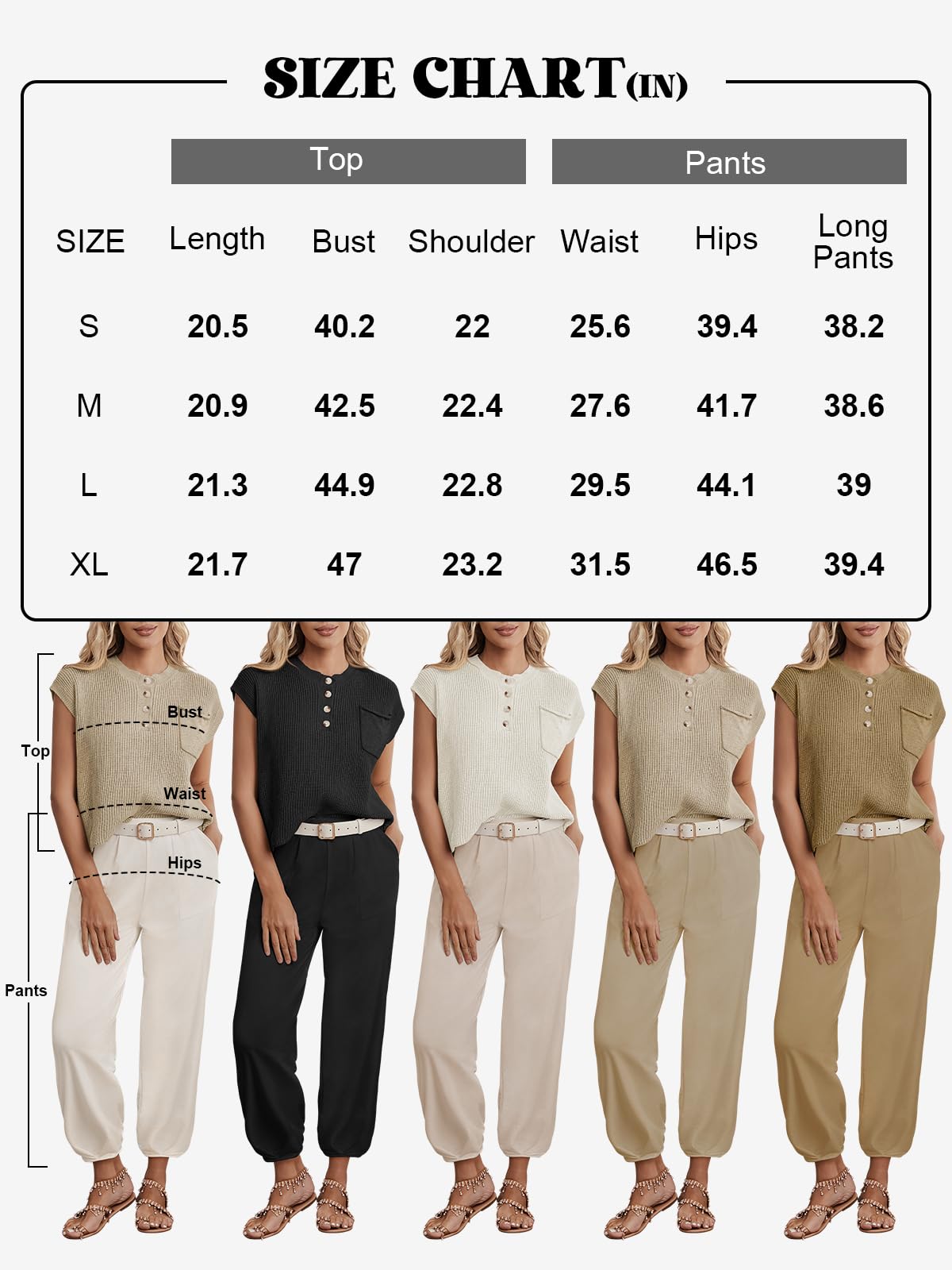 Women's Cozy Knit Sweater and High Waisted Pants Lounge Set - Soft Two Piece Outfit for Home, Yoga & Casual Wear | 2024 Fashion Matching Sets