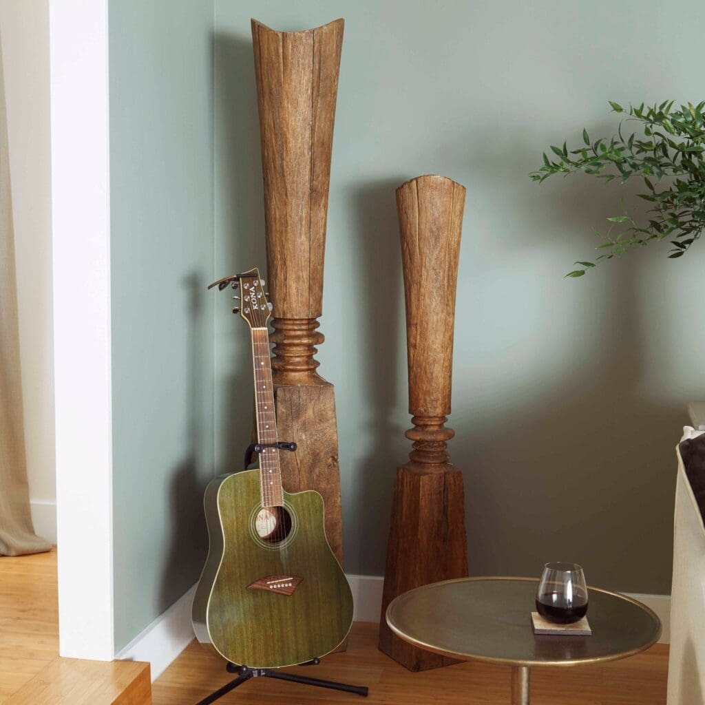 Cyan Design 11291 Balance Sculpture - Handcrafted Pecan Wood Small Home Decor for Living Room, Bedroom & Office | Feng Shui & Zen Decor