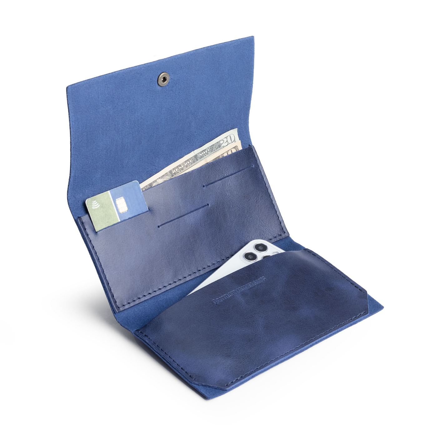 Genuine Leather Rancher Wallet for Men - Slim RFID Blocking Bifold Wallet with Money Clip - Perfect for Everyday Carry, Travel & Western Style Fashion