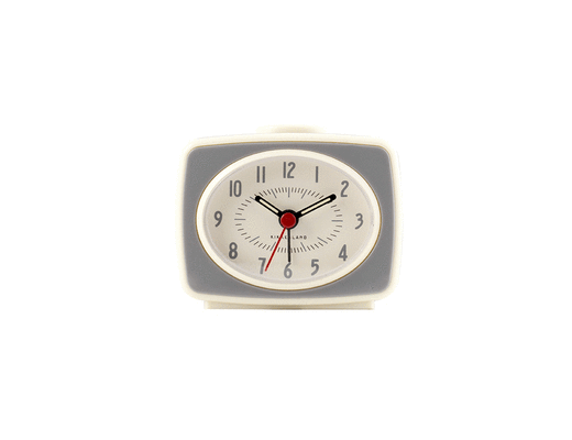 Vintage Mint Green Alarm Clock - Battery Operated, Loud & Clear, Perfect for Bedroom, Office, Travel & Gifts