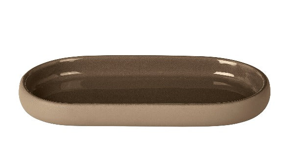 Elegant Oval Serving Tray - SONO - Perfect for Coffee Table Decor, Breakfast in Bed, or Party Appetizers
