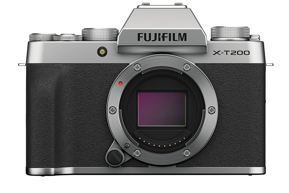 FUJIFILM X-T200 Mirrorless Digital Camera with XC15-45mm Lens Kit (Silver) - Perfect for Travel Photography & Vlogging