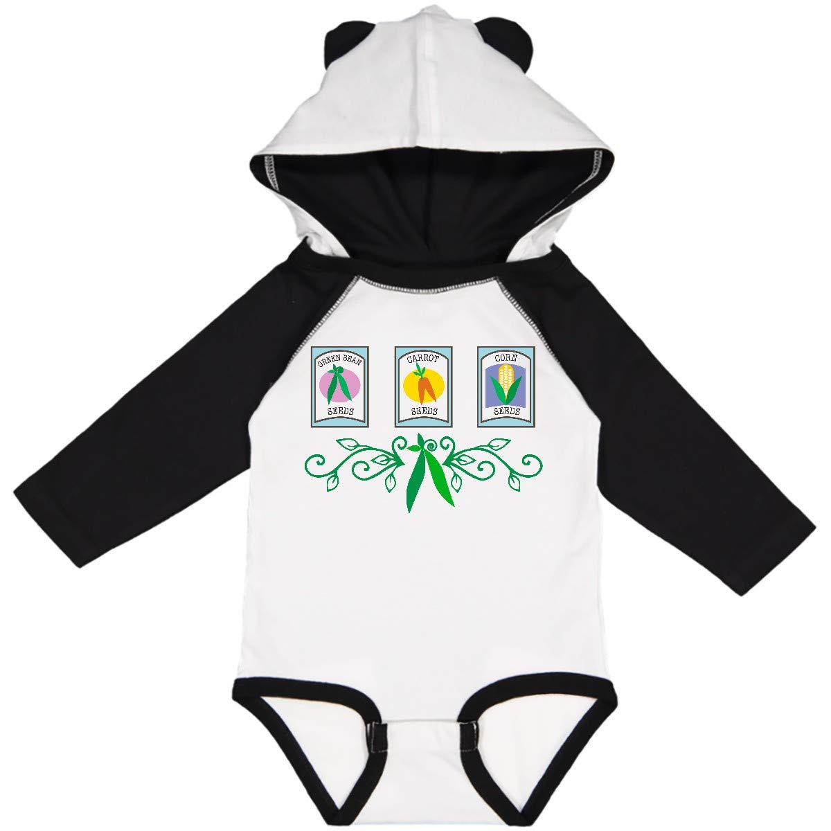 Inktastic Gardener Vegetable Gardening Long Sleeve Creeper - Comfortable Baby Bodysuit for Gardening Enthusiasts - Perfect for Outdoor Activities, Family Photos & Nature Lovers