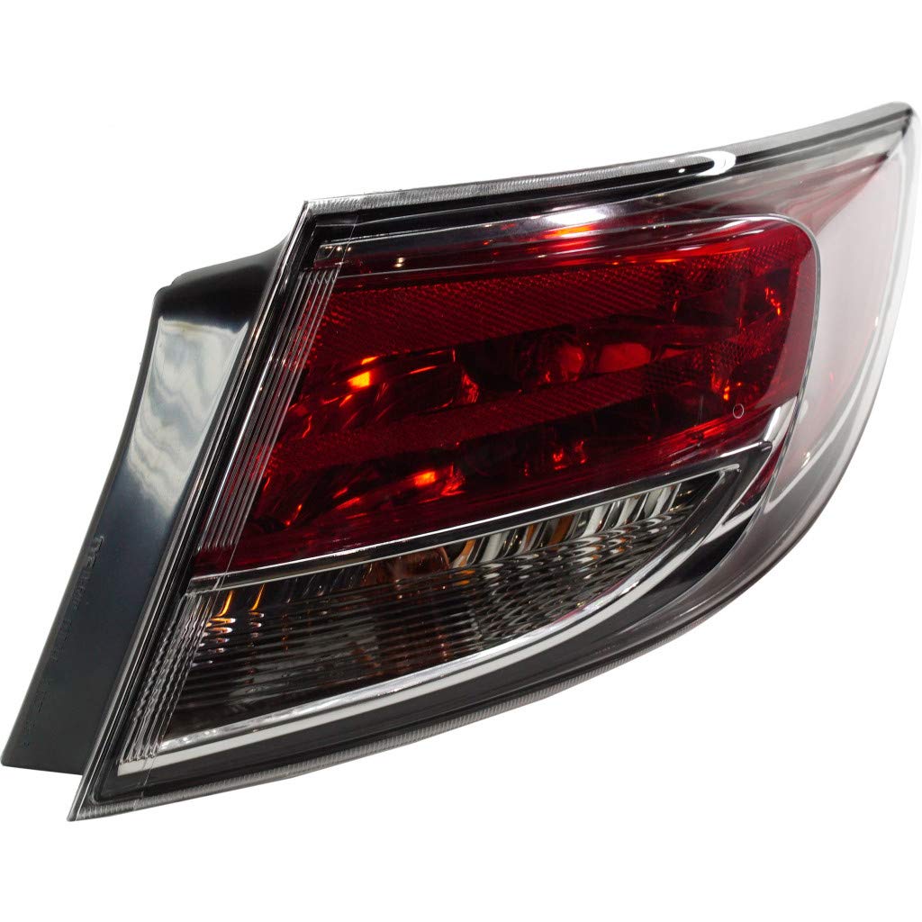 2009-2013 Mazda 6 Right Passenger Side Tail Light Assembly - CAPA Certified Halogen Replacement (Fits MA2805108/MA2805108C, OEM# 615343679013/GS3L51150J) - Perfect for Night Driving Safety & Vehicle Restoration Projects