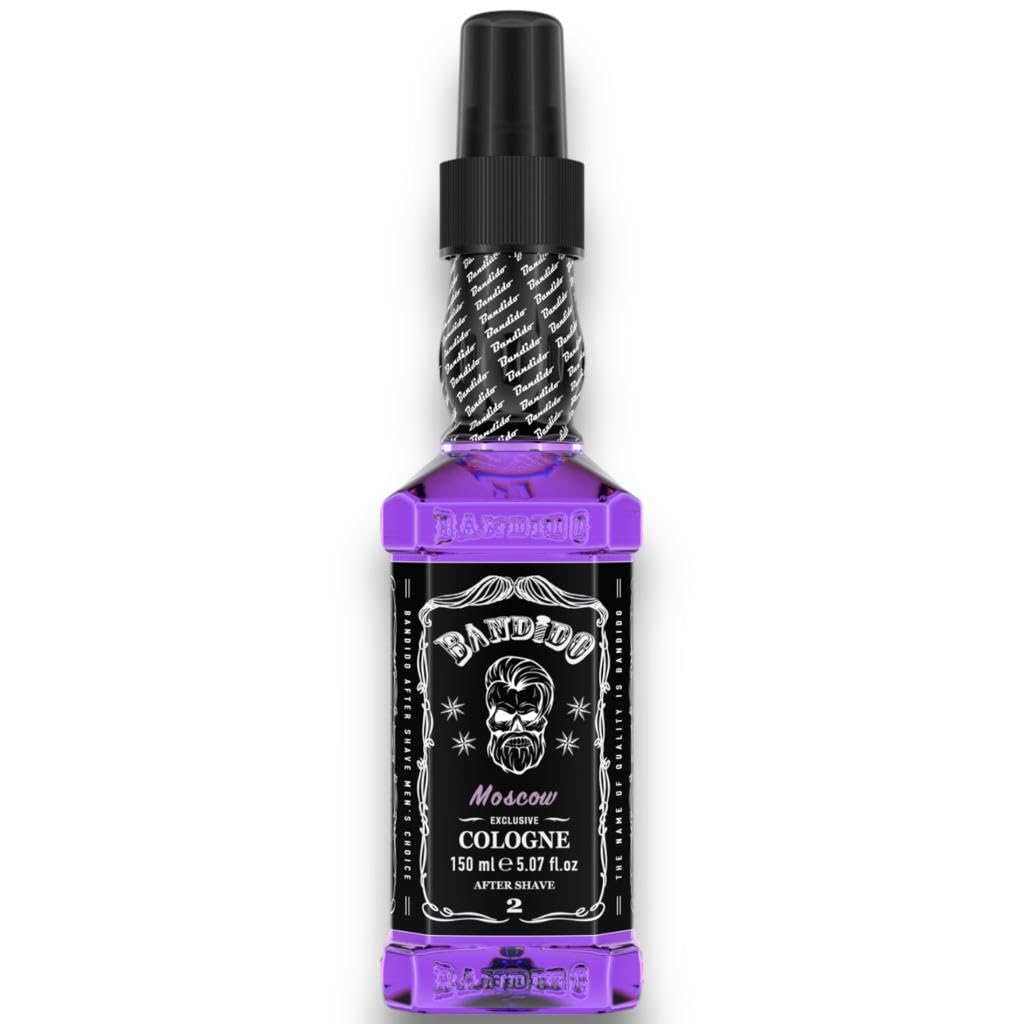 Bandido Aftershave Cologne for Men - Refreshing & Cooling Eau de Cologne with 70% Alcohol Content - 150ml Bottle - Perfect for Post-Shave Care & Daily Fragrance