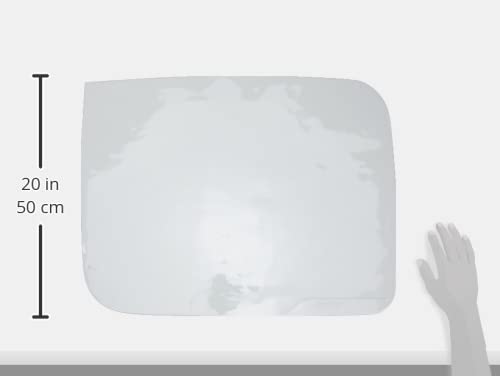 Leitz 53110002 Transparent Desk Pad - 50x65 cm Soft Touch Anti-Glare Writing Surface | Perfect for Office, Home Study & Workspace Organization