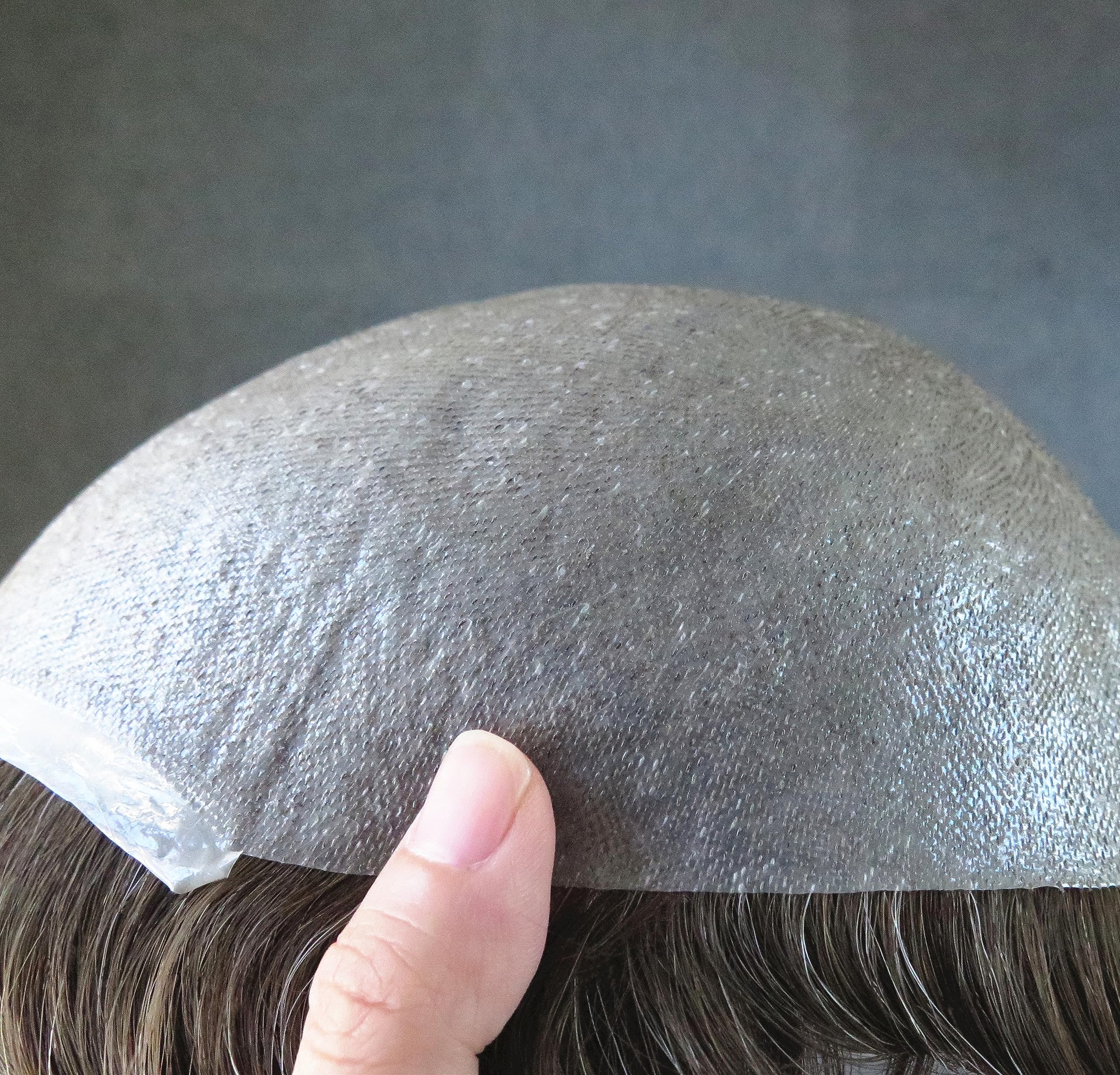Men's Toupee Hairpiece - 0.05mm Thin Skin Human Hair Wig Replacement System #620 - Natural Looking Hair Style for Daily Wear & Special Occasions
