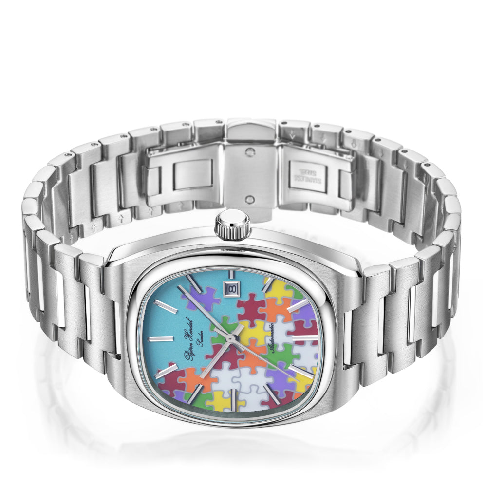 Bjorn Hendal Men's Silver Stainless Steel Watch A01SC0BS - Stylish Dress Watch for Business, Formal Events & Everyday Wear