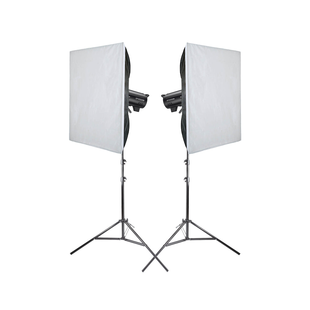 Godox DP1000IIIV Professional Studio Flash Strobe Kit with Twin Softboxes - Perfect for Portrait, Fashion & Product Photography