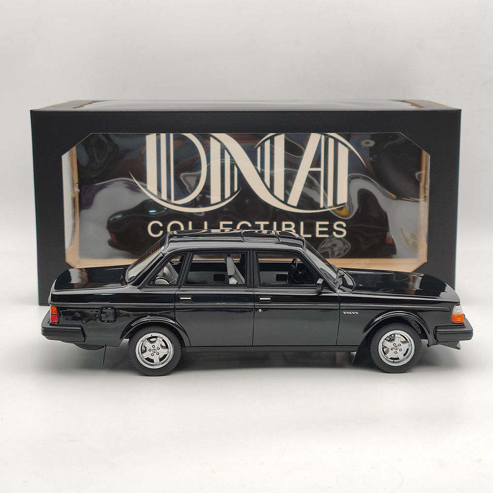 1/18 Scale Volvo 244 Turbo Resin Model Car - Limited Edition Black Collectible (DNA000116) | Perfect for Car Enthusiasts, Display Collections & Gift Giving