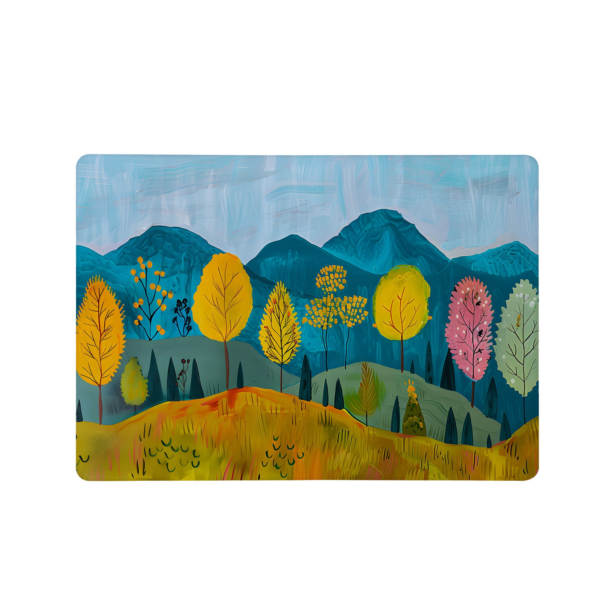 Colorful Mountain Design Protective Case for Microsoft Surface Laptop - Slim Fit Durable Cover for Work, School & Travel