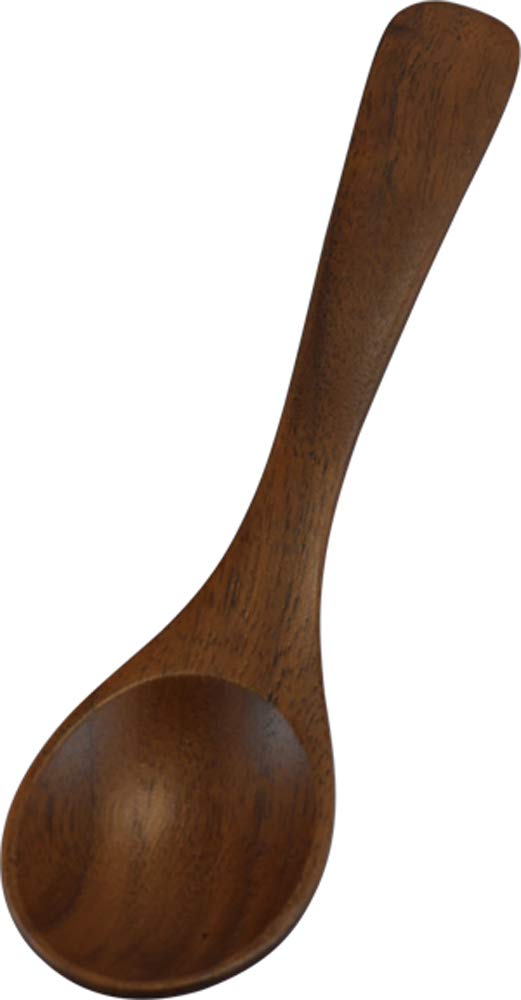 Alpha 907022 Walnut Wood Grain Soup Spoon - 6.1 x 1.6 inches (15.5 x 4 cm) - Elegant Dining Utensil for Soups, Cereals & Desserts - Perfect for Restaurants, Home Kitchens & Gifts