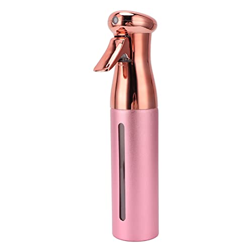 300ml Pink Hair Spray Bottle - Refillable Mist Sprayer for Hairstyling, Cleaning, Gardening & Skin Care | Multi-Use Trigger Squirt Bottle for Salon, Home & Outdoor Activities