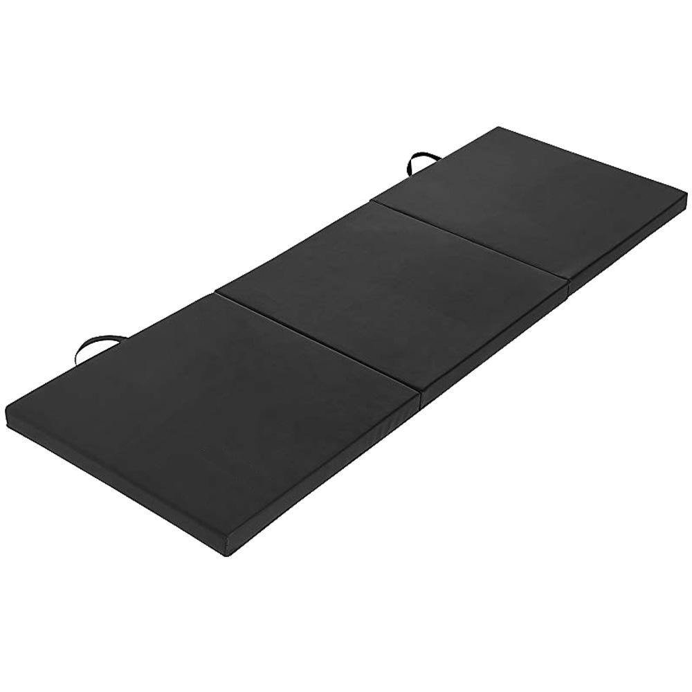 Premium 1.8m x 60cm x 5cm Folding Exercise Mat - Non-Slip Yoga & Home Gym Floor Mat for Workouts, Stretching, and Fitness Training