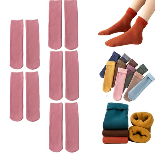 5 Pairs Pink