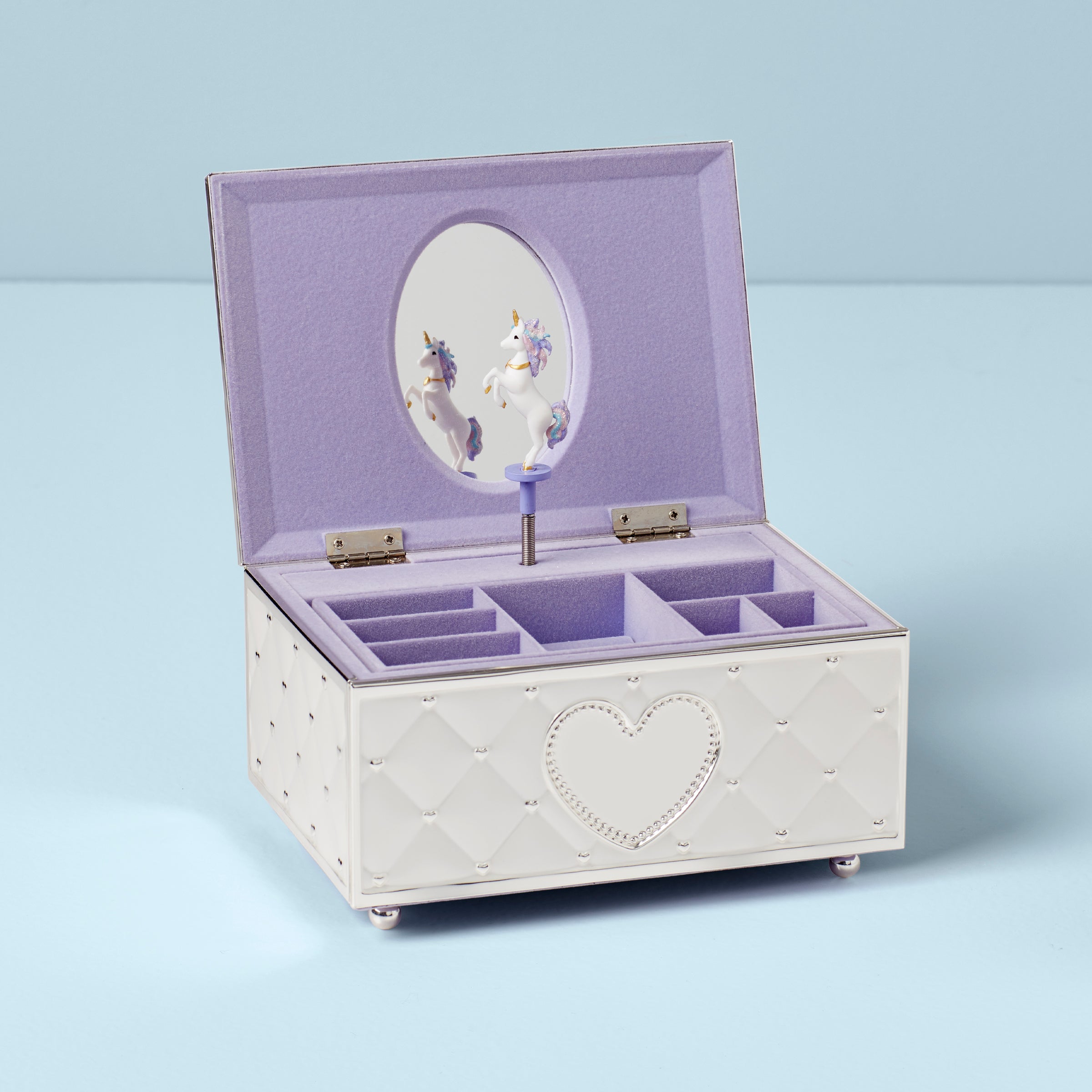 Unicorn Music Jewelry Box for Girls - Magical Musical Jewelry Storage with LED Lights & Ballerina - Perfect Birthday Gift for Kids, Teens | Bedroom Decor, Gift Idea for Daughter, Niece, Granddaughter