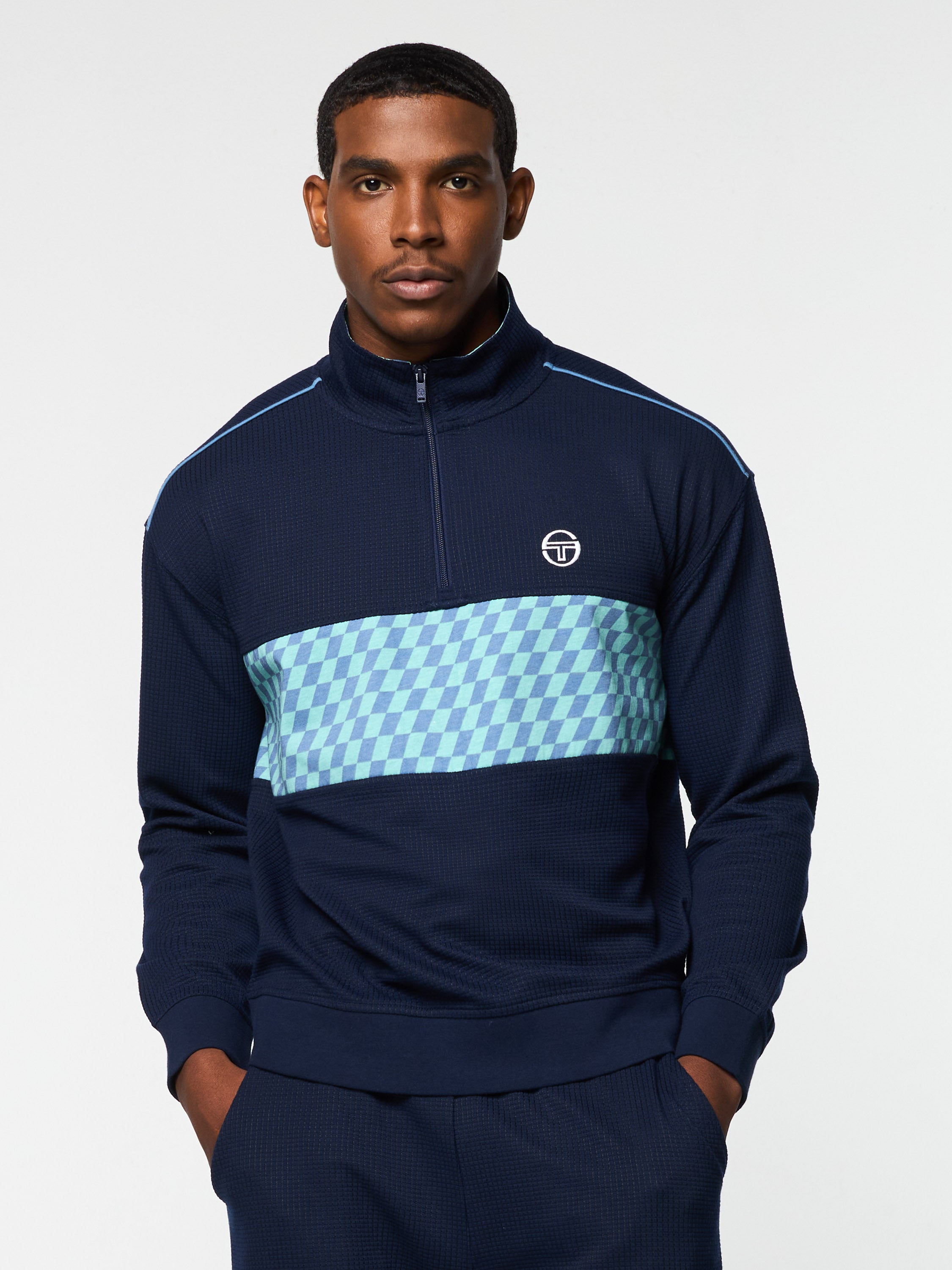 Cialda Half Zip Fleece Pullover - Soft & Warm Maritime Blue Sweatshirt for Men & Women | Perfect for Hiking, Camping & Outdoor Activities