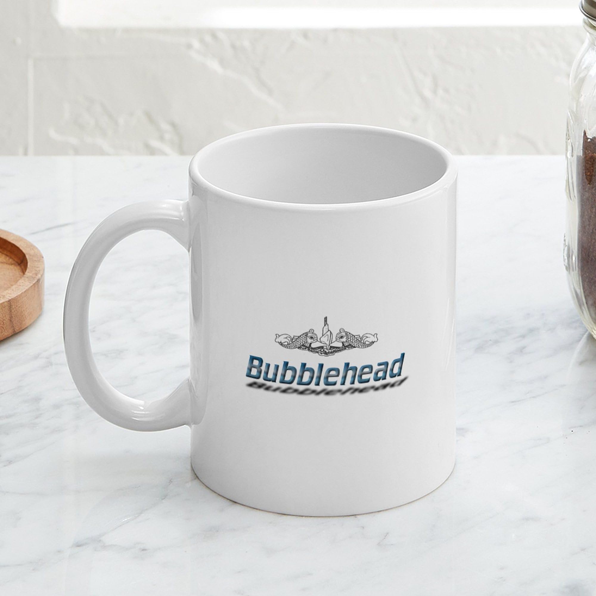 11 oz (325 ml) Ceramic Coffee Mug - Insulated Bubblehead Design for Hot & Cold Drinks - Perfect for Home, Office, or Gift Giving