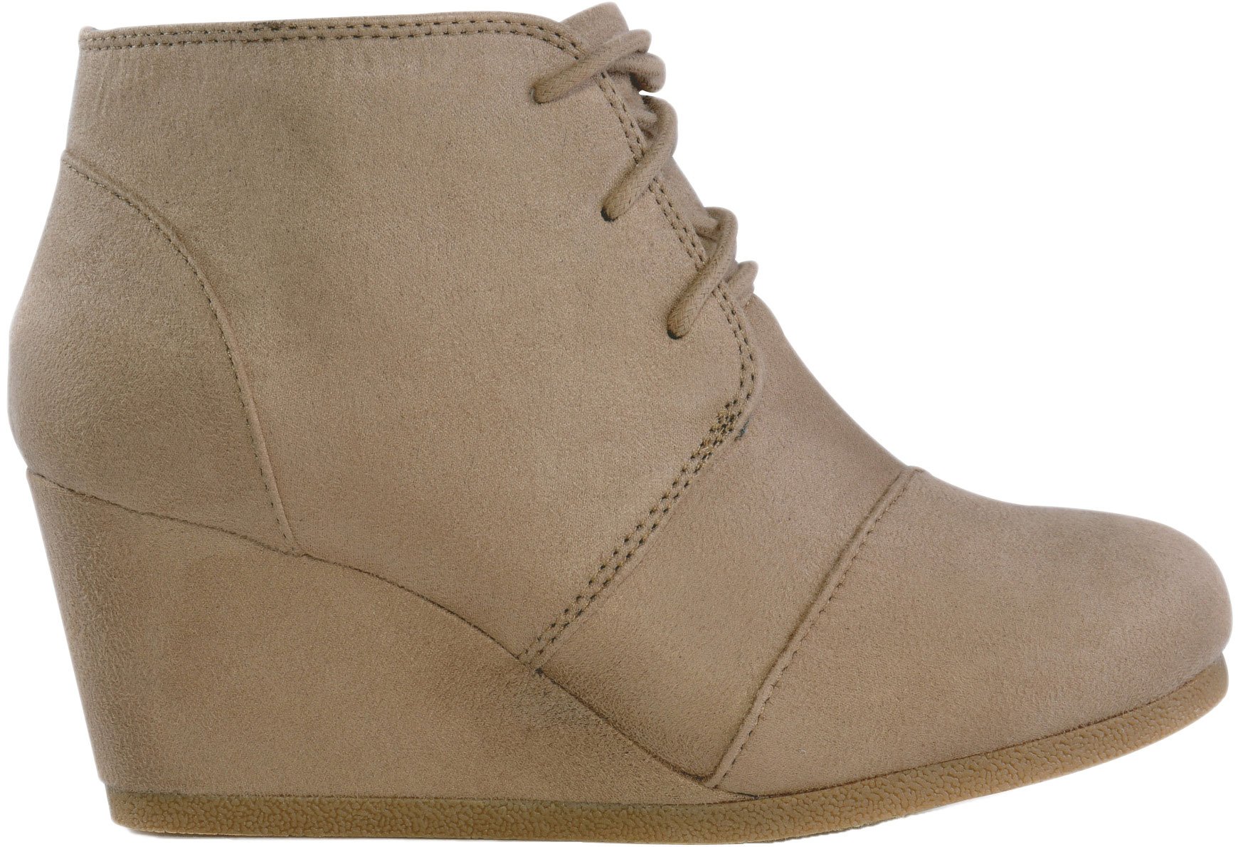 Women's Galaxy Print Wedge Boots - Stylish Ankle Boots for Casual & Party Wear | Comfortable Heels for Everyday Fashion & Night Out