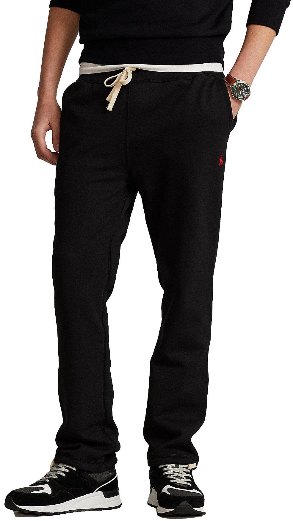 POLO RALPH LAUREN Men's Athletic Fleece Sweatpants with Drawstring Waist - Comfortable Lounge Pants for Gym, Running & Casual Wear