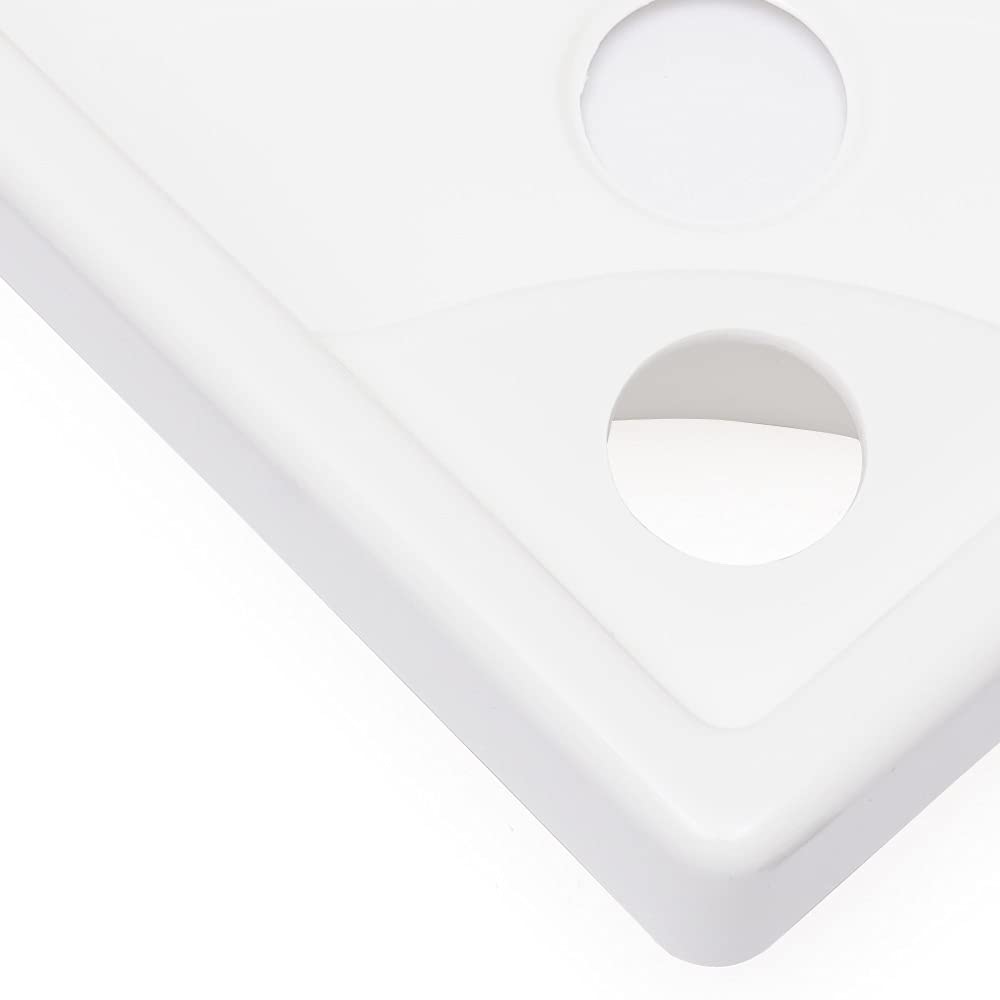 Durable RV Small Corner Sink - Compact Vessel Vanity Art Basin for Boat, Caravan & Camper Bathrooms | Space-Saving Wash Sink for Tiny Homes & Mobile Living