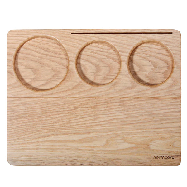Premium Wooden Normcore Tamping Mat Station for Espresso - Barista-Grade Coffee Accessory for Home & Professional Use