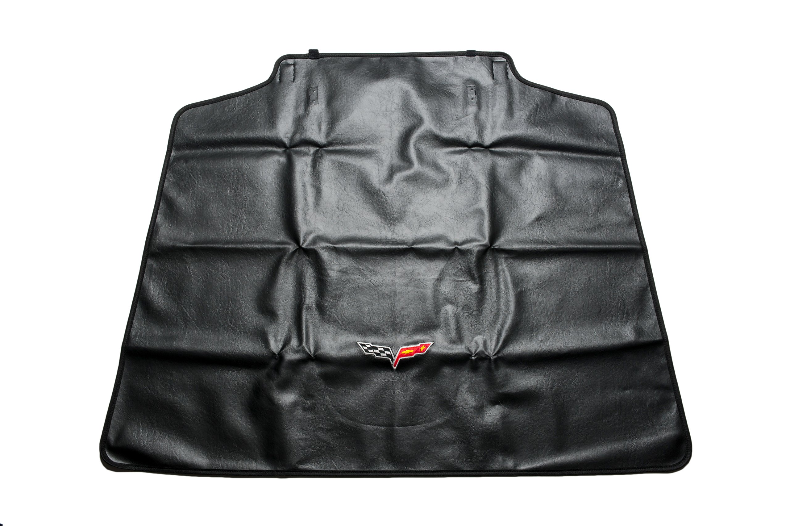 ACDelco GM Accessories 17802688 Black Rear Bumper Protector with Crossed Flags Logo - Durable Car Bumper Guard for Chevrolet, GMC, Cadillac Vehicles - Perfect for Parking Lot Protection & Scratch Prevention