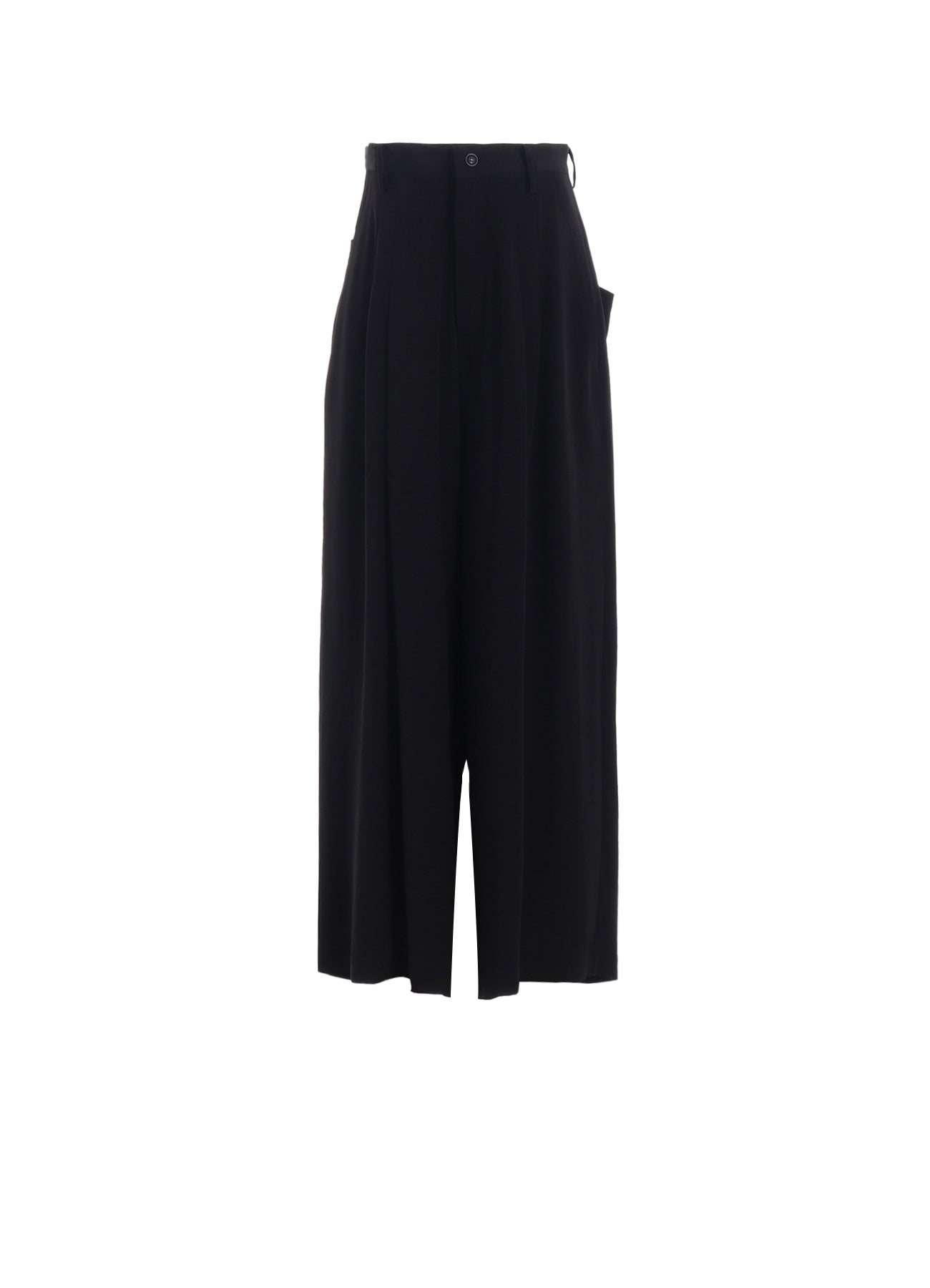 Elegant Crepe de Chine Double Tucked Wide Leg Pants for Women - Comfortable & Stylish Office Wear & Casual Outfits