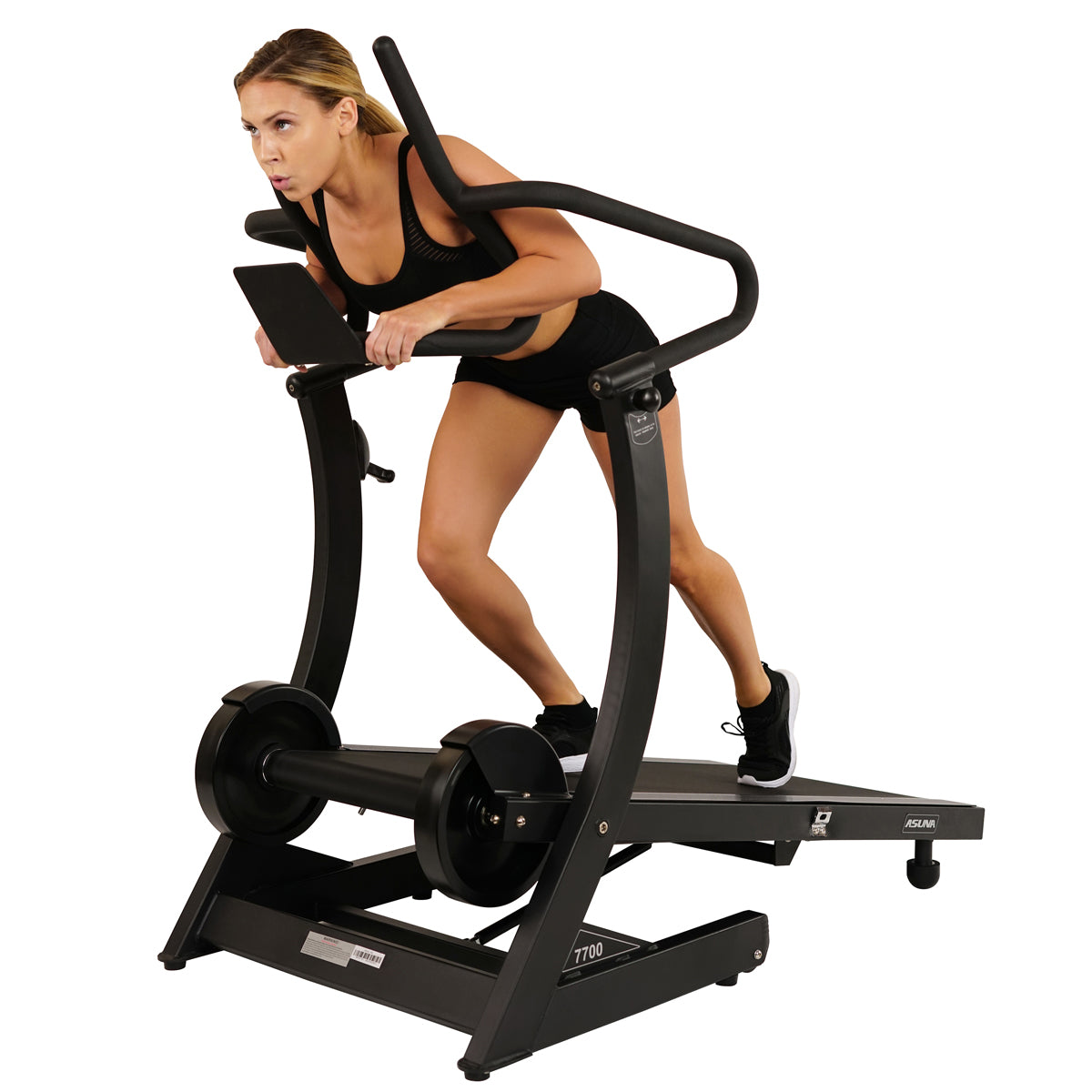 Asuna Heavy Duty Manual Treadmill with Incline - 400 LB Weight Capacity for Home Gym, Cardio Workout & Small Space Fitness