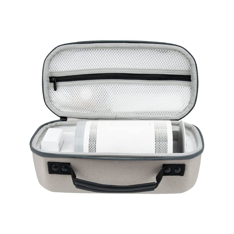 Durable EVA Hard Shell Protective Case for Samsung The Freestyle Projector - Travel Storage Carrying Bag with Shockproof Design | Perfect for Home Theater, Outdoor Camping & Business Presentations (Grey)