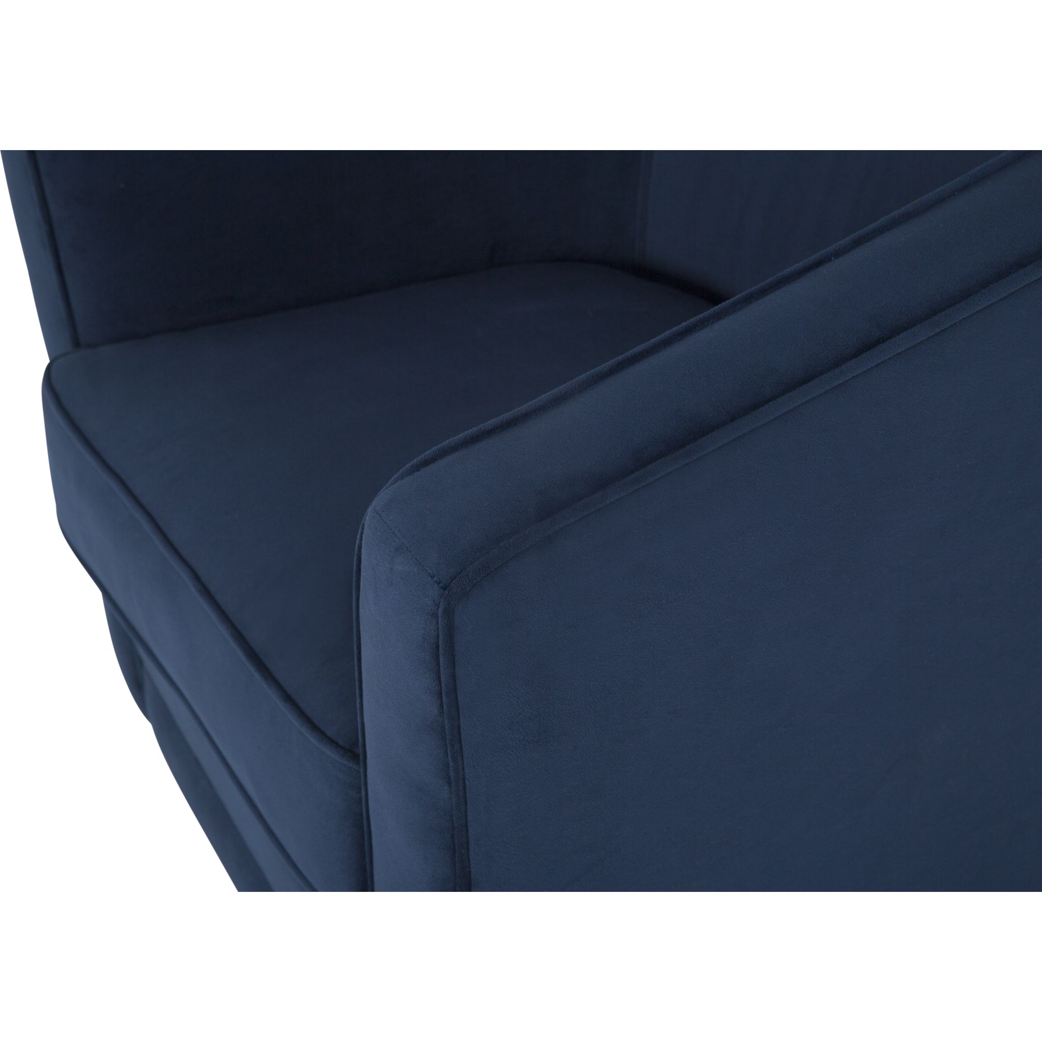 Alice Swivel Chair - 360 Degree Rotating Office Chair with Ergonomic Design in Navy Blue - Perfect for Home Office, Study Room & Workspace