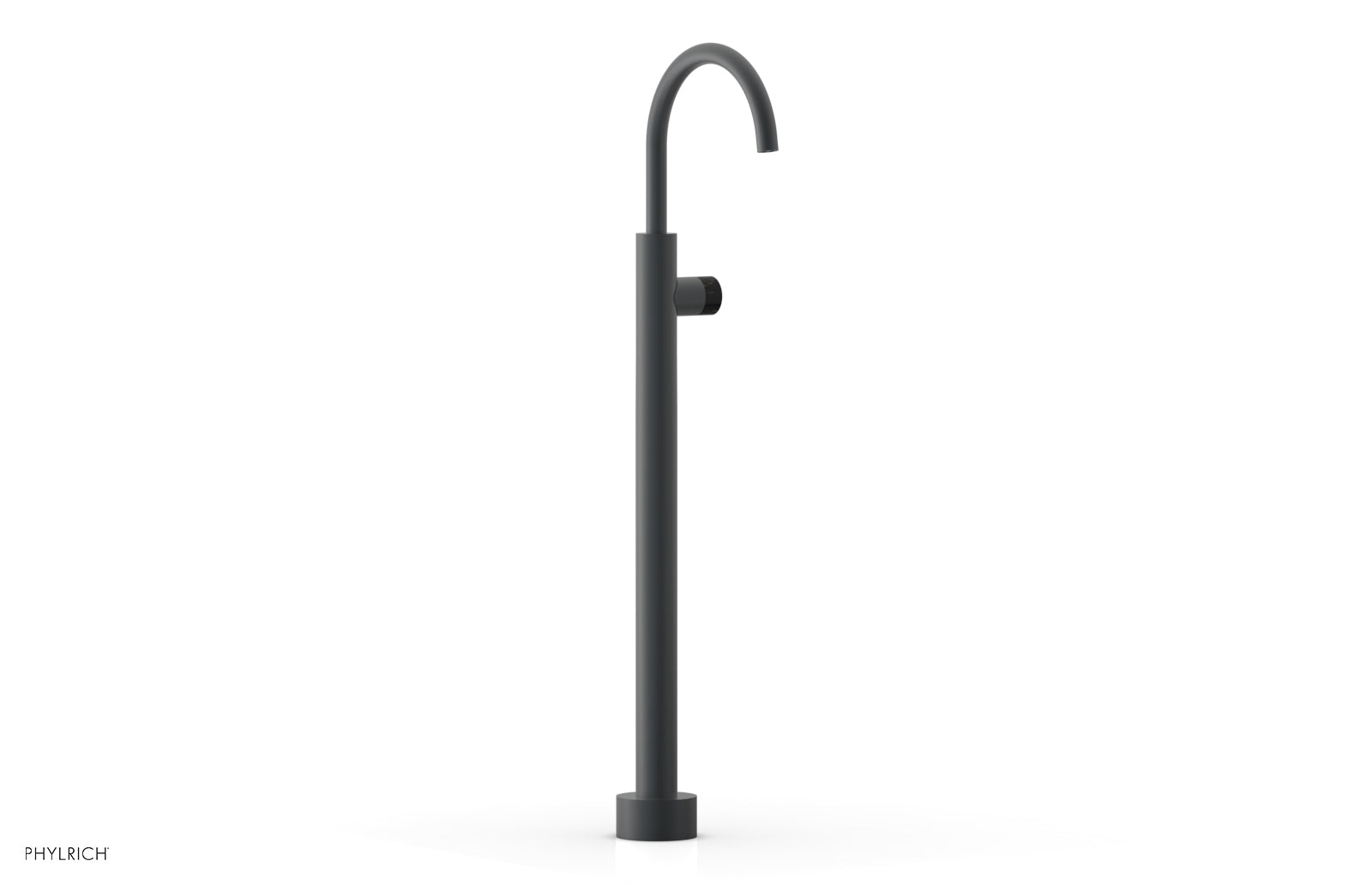Premium BASIC II Tall Floor Mount Tub Filler with Elegant Marble Handle - Model 230 47 02 - Perfect for Modern Bathrooms & Luxury Spa Retreats