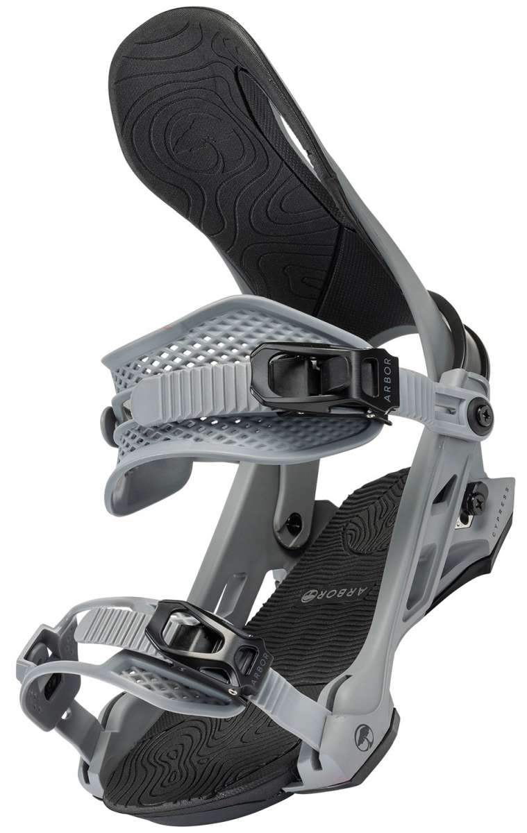 Arbor Cypress Snowboard Bindings 2024 - Premium All-Mountain Snowboard Bindings for Men & Women - Perfect for Freeride, Powder & Park Riding